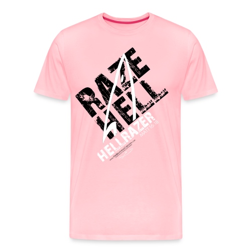 RAZE HELL V2 Black and Wh - Men's Premium T-Shirt