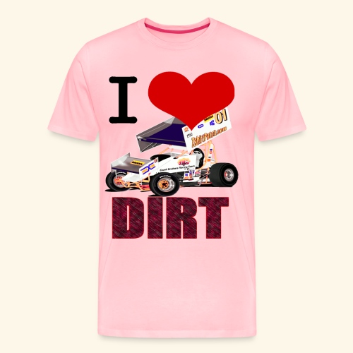 I love DIRT - Men's Premium T-Shirt