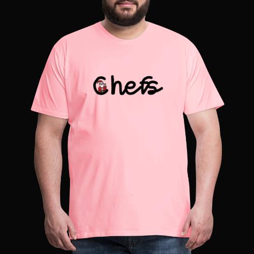 Chefs logo with santa - Men's Premium T-Shirt