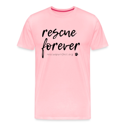Rescue Forever Cursive Large - Men's Premium T-Shirt