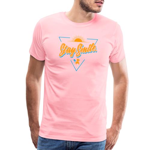 Stay & Smile Retro Sunshine Design - Men's Premium T-Shirt