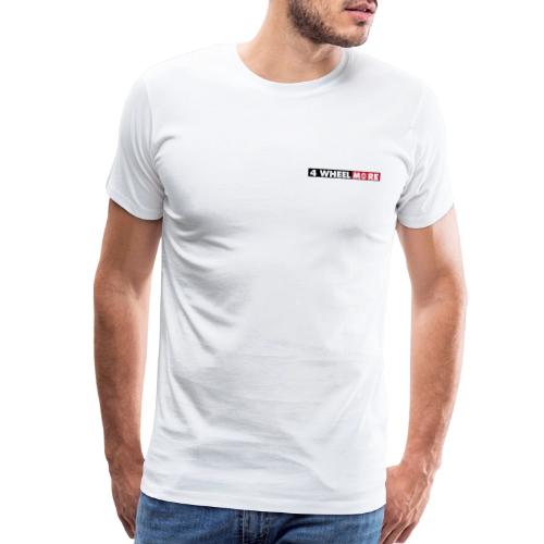 4 Wheel More Rectangle Logo - Men's Premium T-Shirt