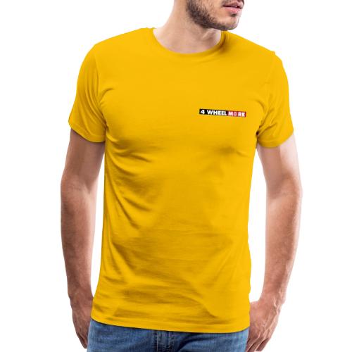 4 Wheel More Rectangle Logo - Men's Premium T-Shirt