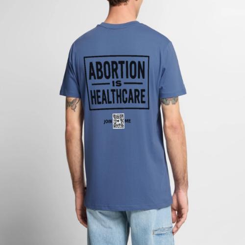 Abortion (black, back-facing) - Men's Premium T-Shirt
