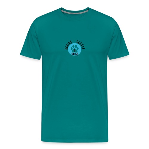 Books Coffee Dogs 2 - Men's Premium T-Shirt