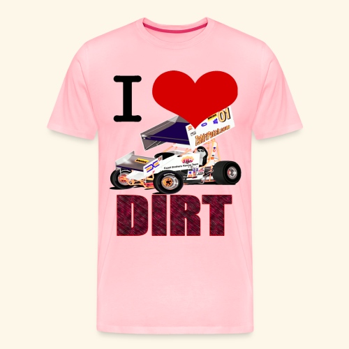 I love DIRT - Men's Premium T-Shirt