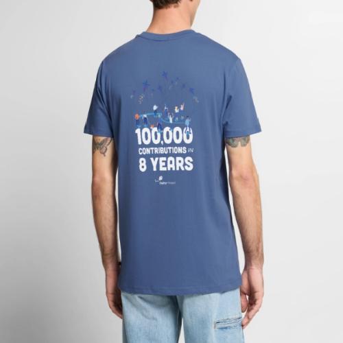 Zephyr 100,000 Contributions - Men's Premium T-Shirt