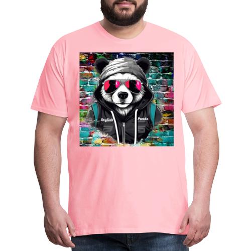 Stylish panda 2 - Men's Premium T-Shirt
