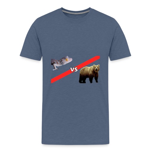 Gecko VS Bear - Kids - Men's Premium T-Shirt