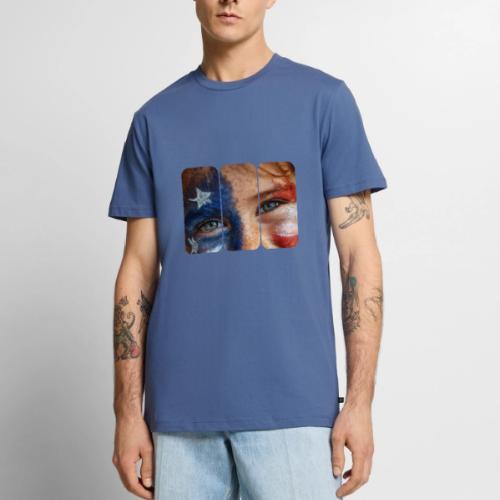 USA: Patriot Gaze - Men's Premium T-Shirt