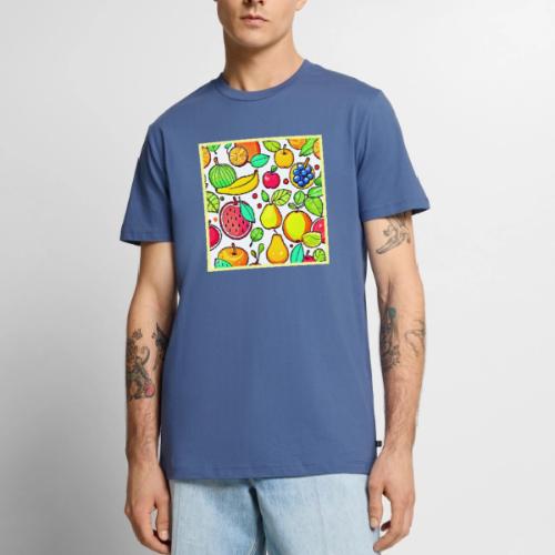 Vibrant Fruit Fiesta - Men's Premium T-Shirt