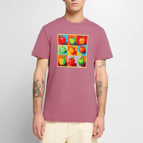 Colorful Apple Grid - Men's Premium T-Shirt