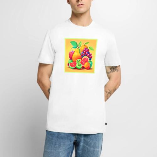 Colorful Fruit Medley - Men's Premium T-Shirt