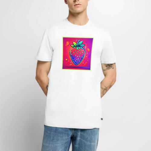 Neon Strawberry Pop - Men's Premium T-Shirt