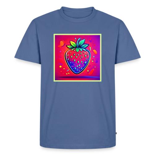 Neon Strawberry Pop - Men's Premium T-Shirt