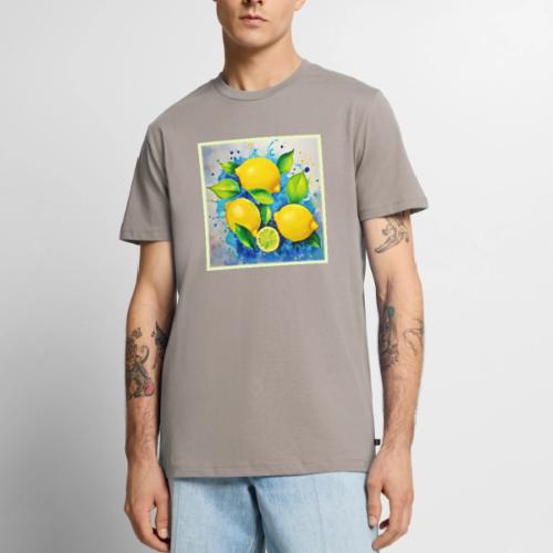 Lemons Splash of Color - Men's Premium T-Shirt