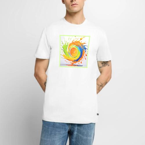 Citrus Splash of Color Design - Men's Premium T-Shirt