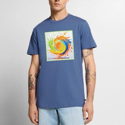 Citrus Splash of Color Design - Men's Premium T-Shirt