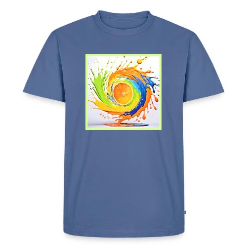 Citrus Splash of Color Design - Men's Premium T-Shirt