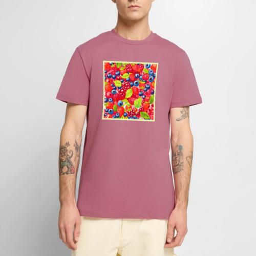 Colorful Berry Pattern - Men's Premium T-Shirt