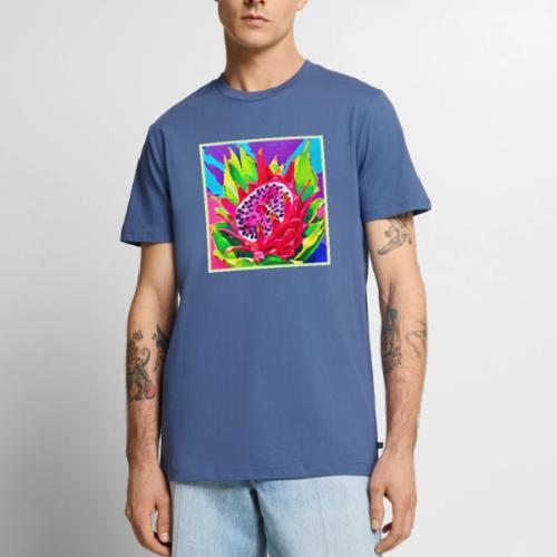 Neon Dragon Fruit Splendor - Men's Premium T-Shirt