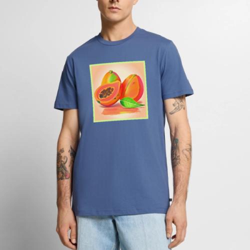 Sliced Papaya Freshness - Men's Premium T-Shirt