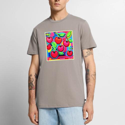 Pop Art Cherry Burst - Men's Premium T-Shirt