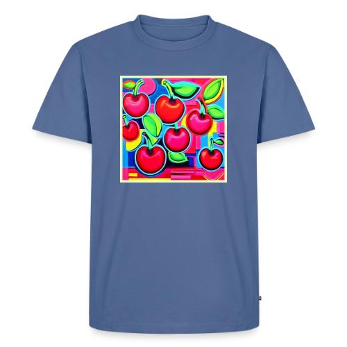 Pop Art Cherry Burst - Men's Premium T-Shirt