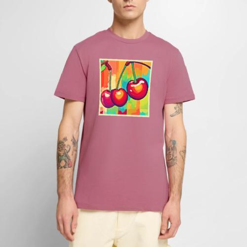 Vibrant Cherry Art - Men's Premium T-Shirt