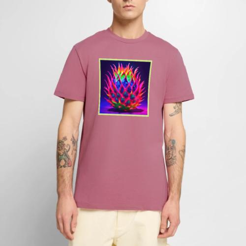 Electric Neon Dragon Fruit - Men's Premium T-Shirt