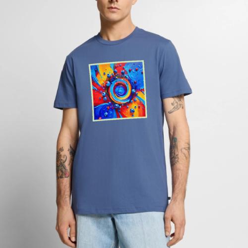 Vibrant Berry Vortex - Men's Premium T-Shirt