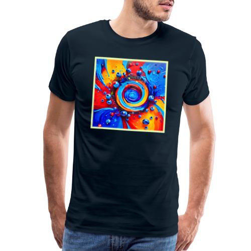 Vibrant Berry Vortex - Men's Premium T-Shirt