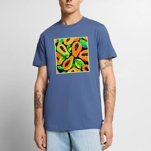 Tropical Papaya Paradise - Men's Premium T-Shirt