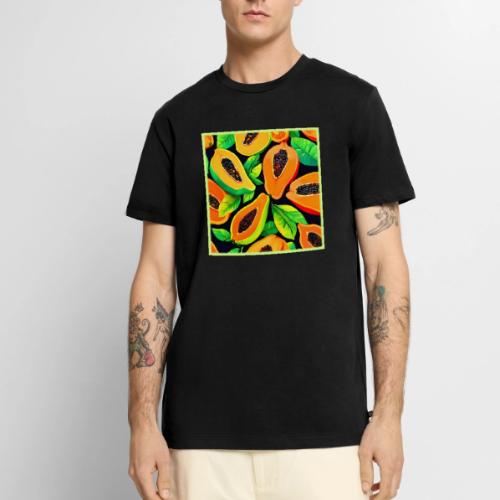 Tropical Papaya Paradise - Men's Premium T-Shirt