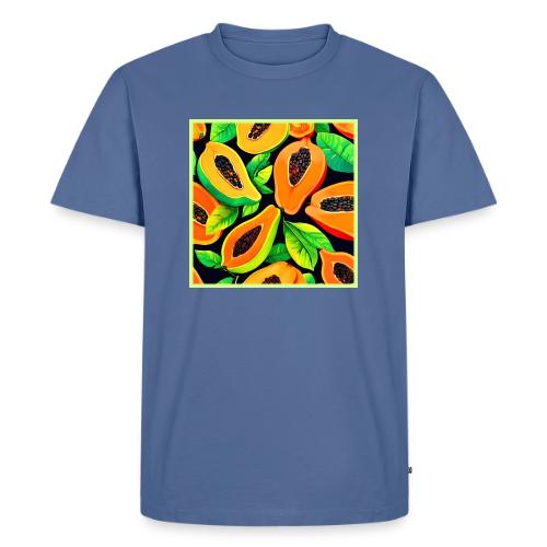 Tropical Papaya Paradise - Men's Premium T-Shirt