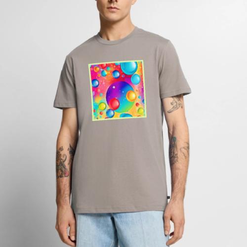 Colorful Sphere Abstract Art - Men's Premium T-Shirt