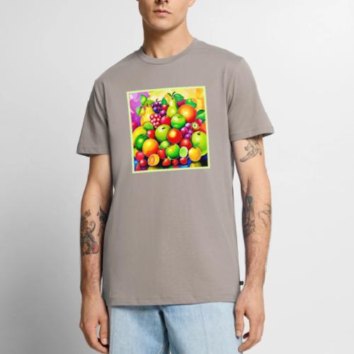 Vibrant Fruit Medley Art - Men's Premium T-Shirt