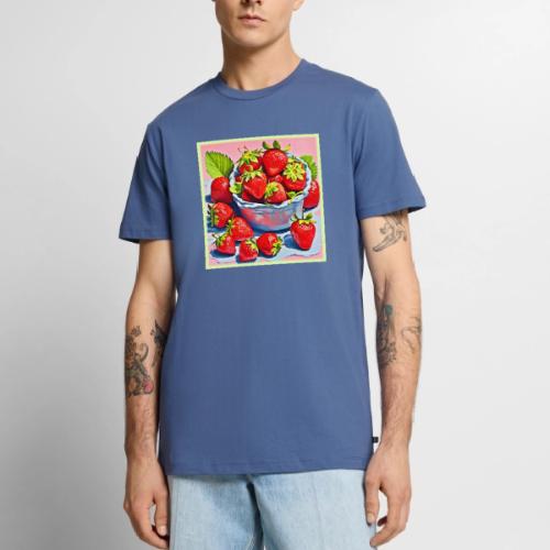 Fresh Strawberry Bowl - Men's Premium T-Shirt