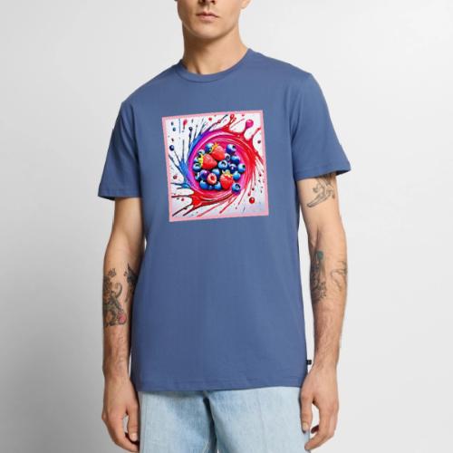 Berry Splash: Color Burst - Men's Premium T-Shirt