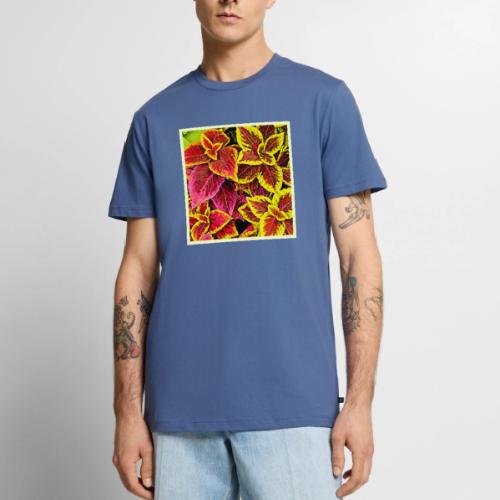 Coleus Leaf Burst Design - Men's Premium T-Shirt