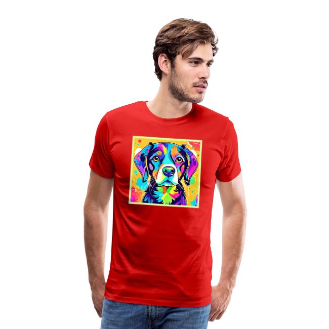Rainbow Dog Portrait Design