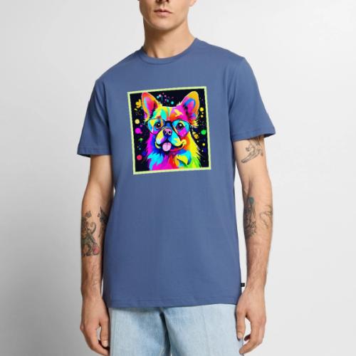Vivid Canine Vibes Design - Men's Premium T-Shirt