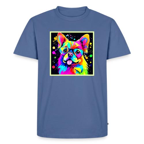 Vivid Canine Vibes Design - Men's Premium T-Shirt