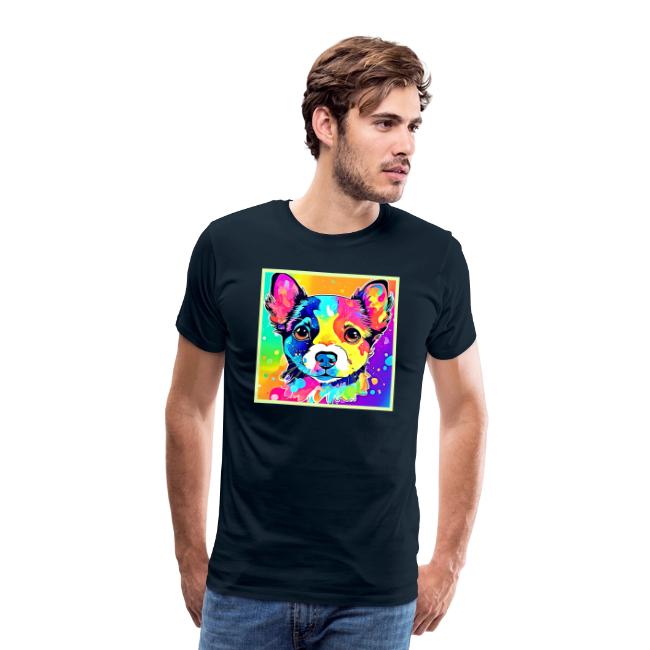 Vivid Puppy Vibes Art Design