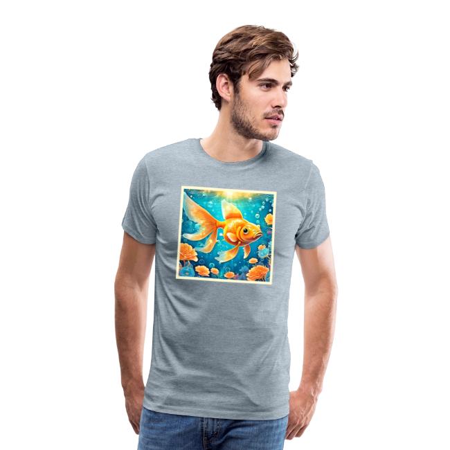 Underwater Goldfish Art