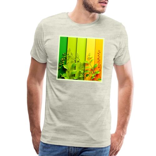 Modern Color Block Nature - Men's Premium T-Shirt