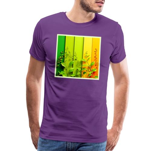 Modern Color Block Nature - Men's Premium T-Shirt