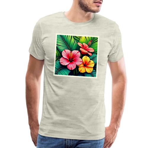 Exotic Flower Garden Dreams - Men's Premium T-Shirt