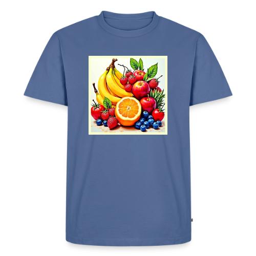 Vibrant Fresh Fruit Delight Design - Men's Premium T-Shirt