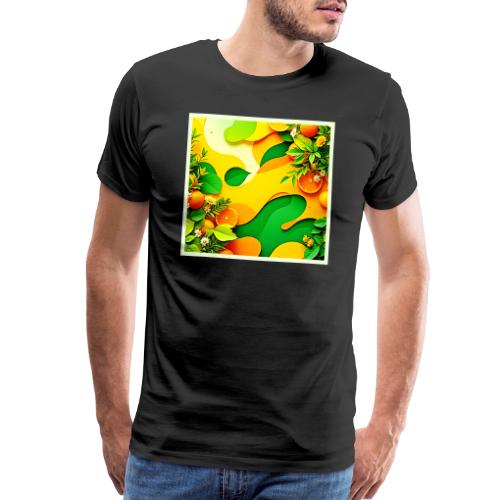 Fresh Citrus Summer Vibes Art - Men's Premium T-Shirt
